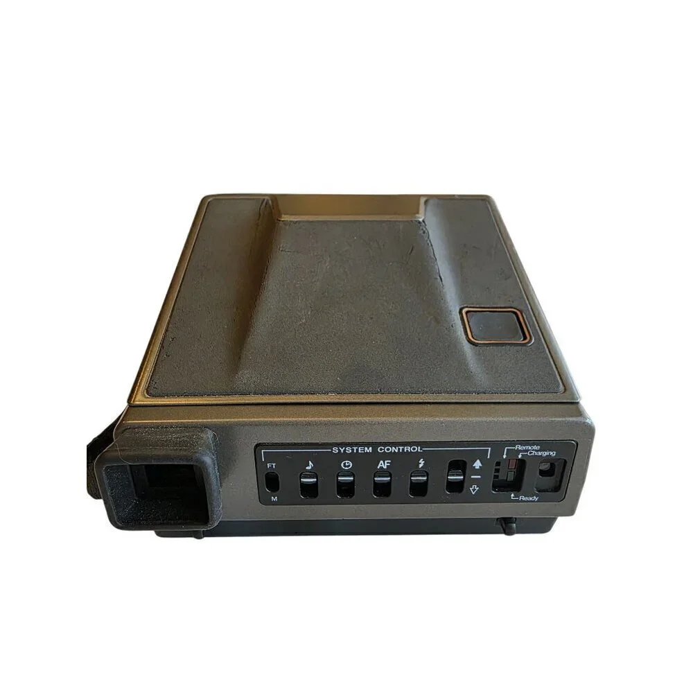 Polaroid Spectra System Vintage Instant Film Camera Quintic Lens Grey‎ Flash F3